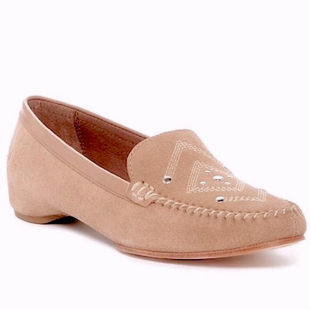 Rare Donald J.Pliner Boho Embellished Loafers